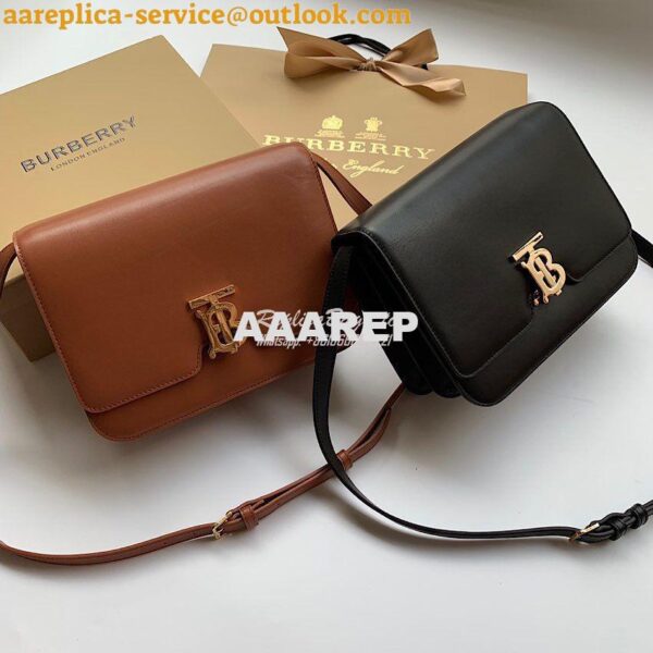 Replica Burberry TB Leather Bag 80103351 Tan 9