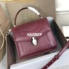 Replica Bvlgari Serpenti Forever Flap Cover Bag with Handle 284537 Bla