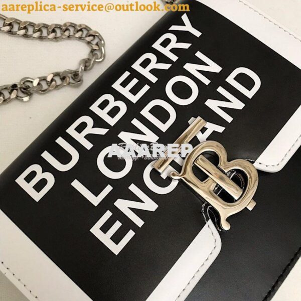 Replica Burberry TB Montage Logo Print Leather Bag 80103351 3