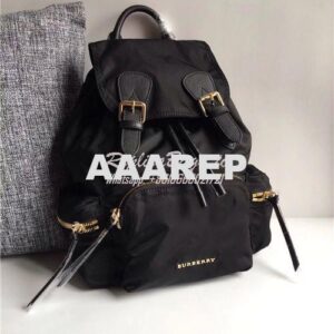 Replica Burberry The Rucksack backpack in black Technical Nylon and L