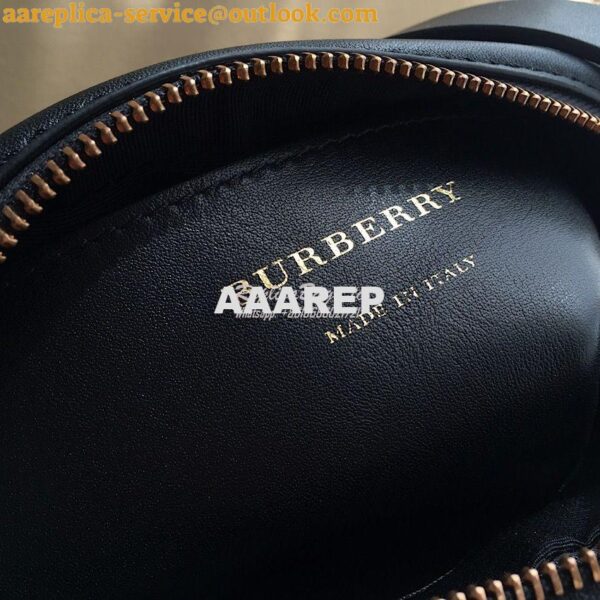 Replica Burberry The 1983 Check Link Camera Bag Black 8