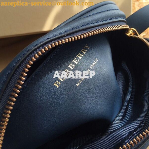 Replica Burberry The 1983 Check Link Camera Bag Blue 7