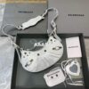 Replica Balenciaga 700940210 Women's Neo Cagole XS Handbag in White Crocodile lambskin 2