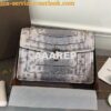 Replica Bvlgari Serpenti Forever Flap Cover Bag With Handle Grey Small