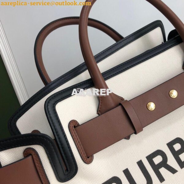 Replica Burberry The Medium Cotton Canvas Triple Stud Belt Bag 8014808 5