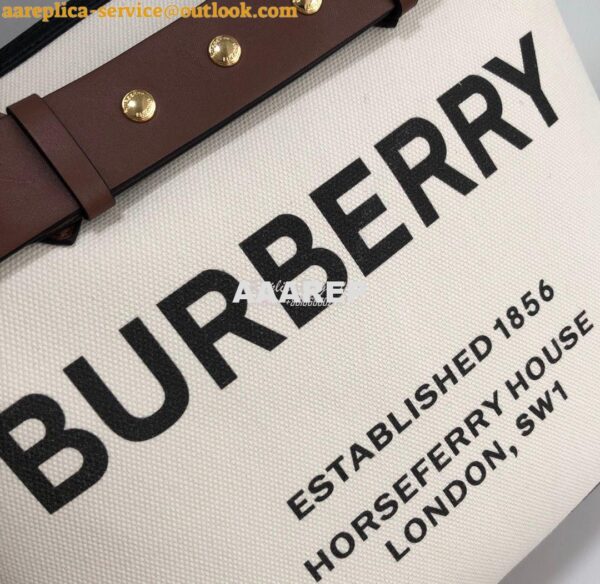 Replica Burberry The Medium Cotton Canvas Triple Stud Belt Bag 8014808 8