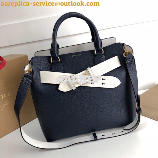 Replica Burberry The Medium Leather Belt Bag 40767231 Blue 3