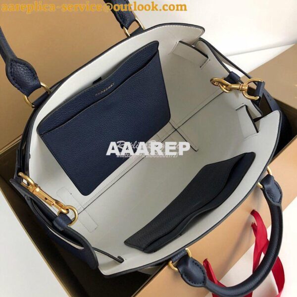 Replica Burberry The Medium Leather Belt Bag 40767231 Blue 5