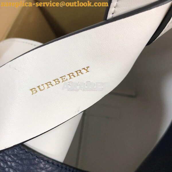 Replica Burberry The Medium Leather Belt Bag 40767231 Blue 10