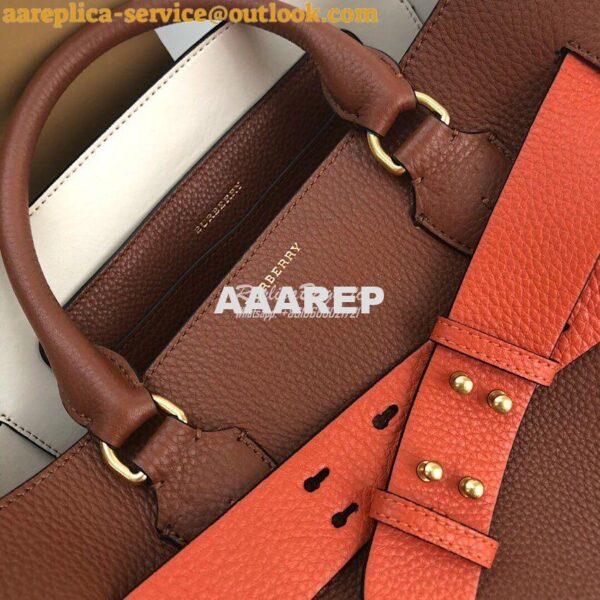 Replica Burberry The Medium Leather Belt Bag 40767231 Tan 4