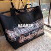 Replica Burberry The Medium Reversible Doodle Tote Black