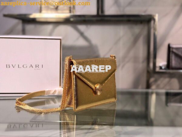 Replica Bvlgari Serpenti Forever Multichain Shoulder Bag 290544 Gold K 2