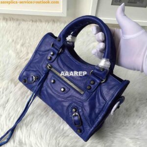 Replica Balenciaga Classic City Blue 2