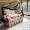 Replica Burberry The Small Canter In Haymarket Check 2 in 1 with side 2