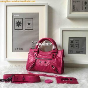 Replica Balenciaga Classic City rosy pink 2