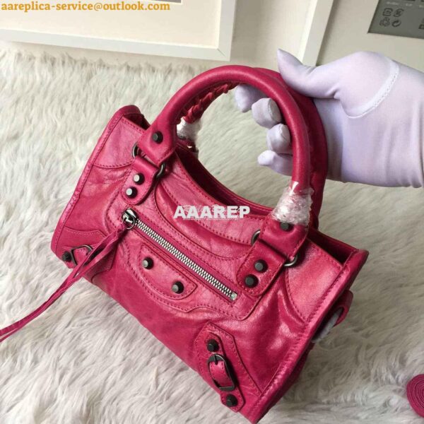 Replica Balenciaga Classic City rosy pink 3