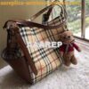 Replica Burberry The Small Canter In Haymarket Check 2 in 1 with side