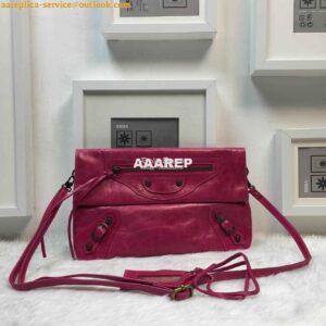 Replica Balenciaga Classic Envelope Strap Rosy PInk 2