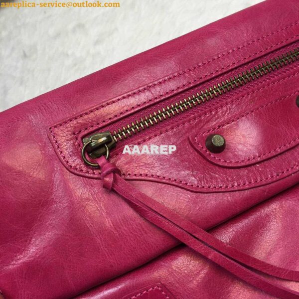 Replica Balenciaga Classic Envelope Strap Rosy PInk 7