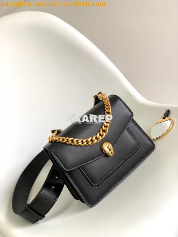 Replica Bvlgari Serpenti Forever Small Maxi Chain Crossbody Bag 291050 3