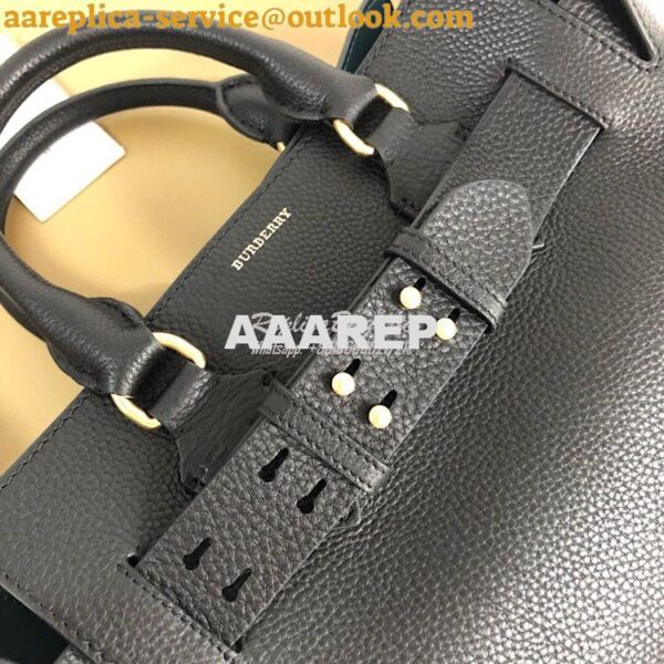 Replica Burberry The Small Leather Belt Bag 40767311 Black 6