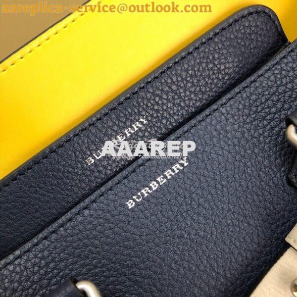 Replica Burberry The Small Leather Belt Bag 40767311 Blue 7