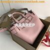 Replica Burberry The Small Reversible Tote in Haymarket Check and Leat 2