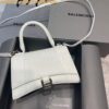 Replica Balenciaga 593546 Hourglass Small Top Handle Calfskin Bag apricot 2