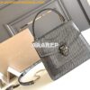 Replica Bvlgari Serpenti Forever Tote Bag in Deep Jade Metallic Karung