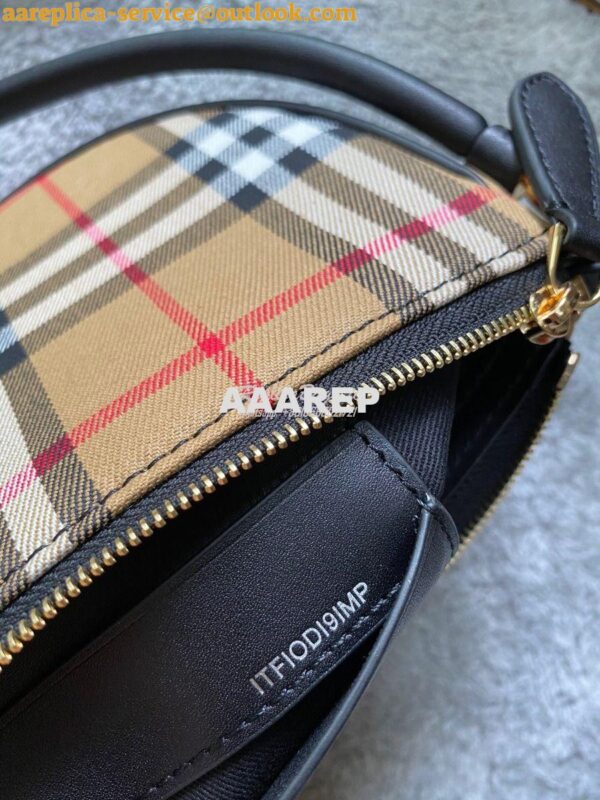 Replica Burberry Vintage Check Cotton Olympia Pouch 80434051 7