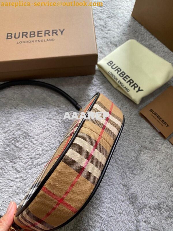 Replica Burberry Vintage Check Cotton Olympia Pouch 80434051 8