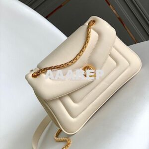 Replica Bvlgari Serpenti Reverse Small Shoulder Bag 292612 Ivory 2