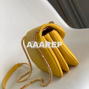 Replica Bvlgari Serpenti Reverse Small Shoulder Bag 292612 Yellow 2