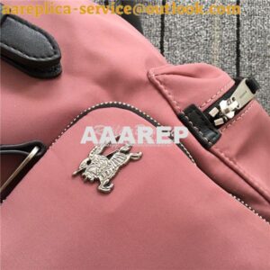 Replica Burberry The Medium Rucksack in mauve pink Puffer Nylon and Le 2