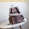 Replica Burberry The Medium Rucksack in mauve pink Puffer Nylon and Le