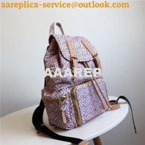 Replica Burberry The Medium Rucksack in Monogram Print Nylon Brush 2