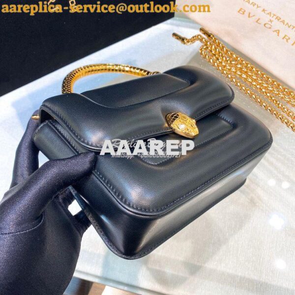 Replica Mary Katrantzou X Bvlgari Top Handle (Limited) 291070 Black 8