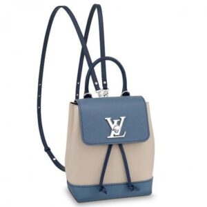 Replica Louis Vuitton Blue Jean Lockme Mini Backpack M55017 BLV027