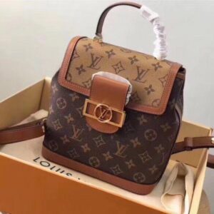 Replica Louis Vuitton Dauphine Backpack PM Monogram Reverse M45142 BLV009 2