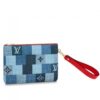 Replica Louis Vuitton Flore Chain Wallet Monogram Denim M69036 BLV477 2