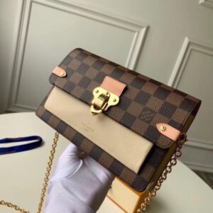 Replica Louis Vuitton Vavin Chain Wallet Damier Ebene N60237 BLV081 2