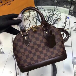 Replica Louis Vuitton Alma BB Bag Damier Ebene N41221 BLV116 2