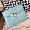 Replica Bvlgari Serpenti Forever Flap Cover Bag 280177 Baby Blue 2