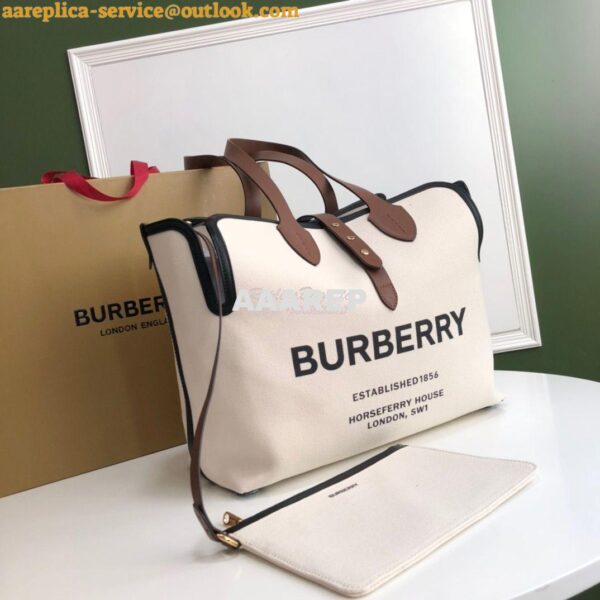 Replica Burberry The Medium Soft Cotton Canvas Belt Bag 80313181 Matt 4