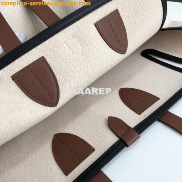 Replica Burberry The Medium Soft Cotton Canvas Belt Bag 80313181 Matt 8