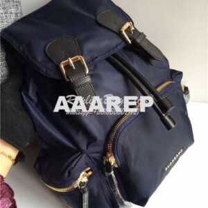 Replica Burberry The Rucksack backpack in dark blue Technical Nylon an 2