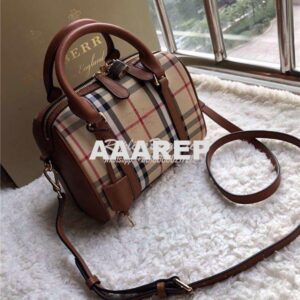 Replica Burberry The Small Alchester In Horseferry bowling bag brown 2