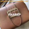 Replica Burberry The Small Buckle Crossbody Bag in Leather Dusty Pink