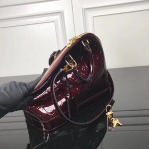 Replica Louis Vuitton Alma PM Bag Monogram Vernis M91611 BLV610 2