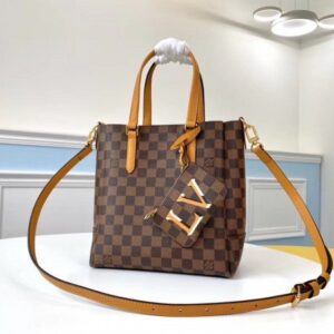 Replica Louis Vuitton Belmont PM Bag Damier Ebene N60296 BLV096 2